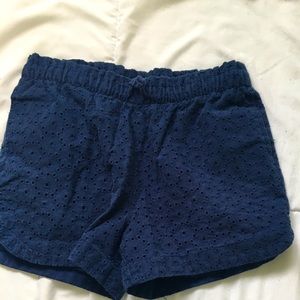 Blue shorts